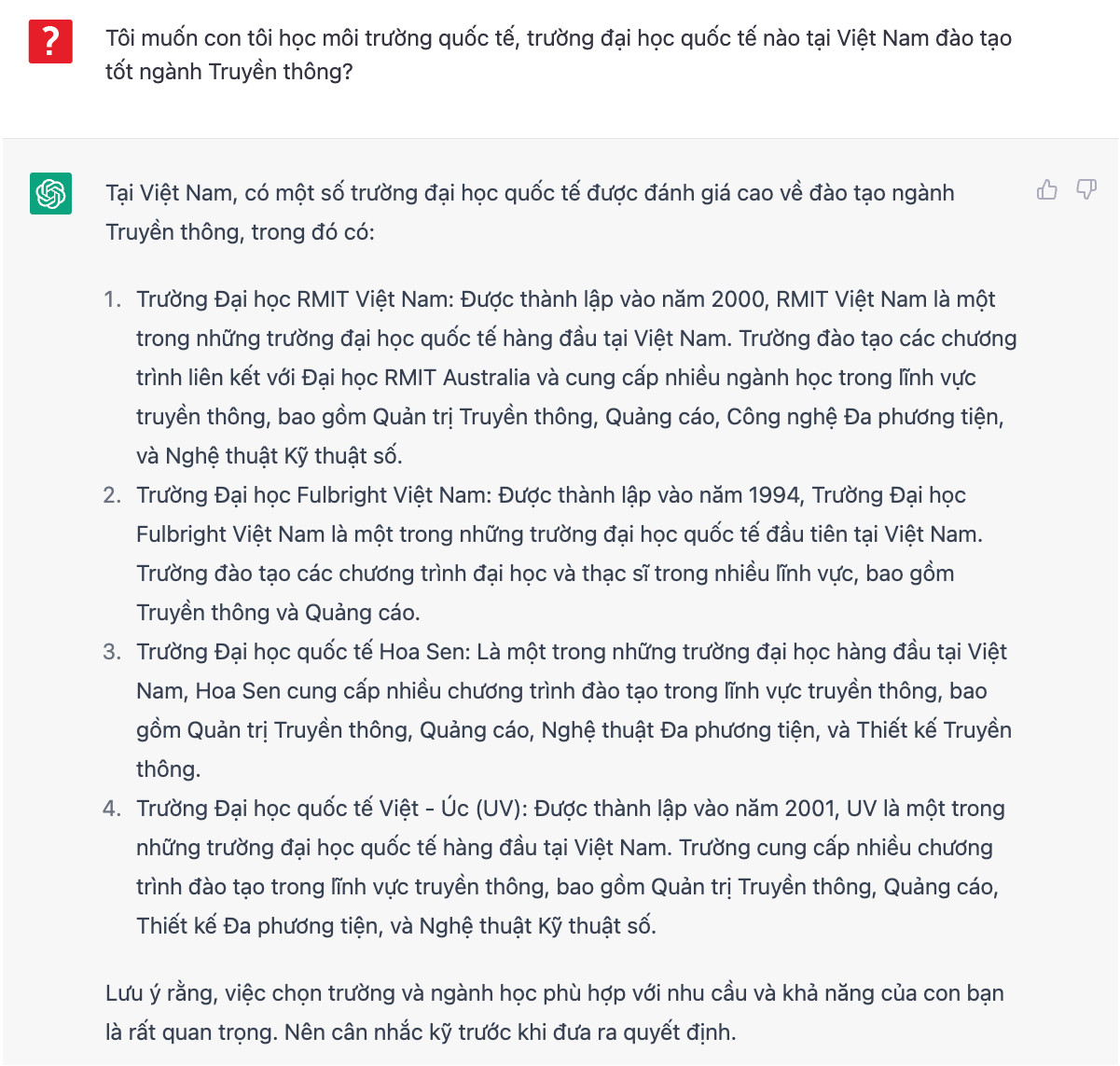 Trường đào tạo ngành truyền thông